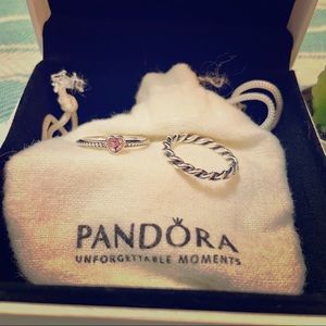 Pandora stack rings (set of 2)